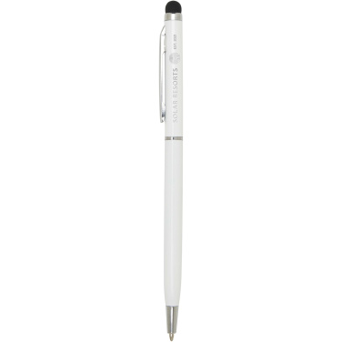 Logo trade promotional merchandise picture of: Ore aluminium ballpoint pen with stylus