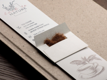 Logo trade promotional items image of: Recycled Tea Notebook 209734000