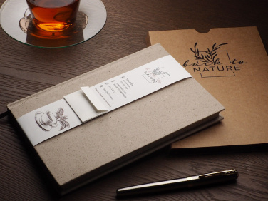 Logo trade promotional gift photo of: Recycled Tea Notebook 209734000