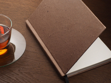 Logotrade promotional product picture of: Recycled Coffee Notebook 209733900