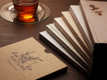 Logo trade promotional items image of: Recycled Hemp Notebook 209734300