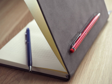 Logo trade promotional items picture of: Magnetic notebook with a pen 124715100
