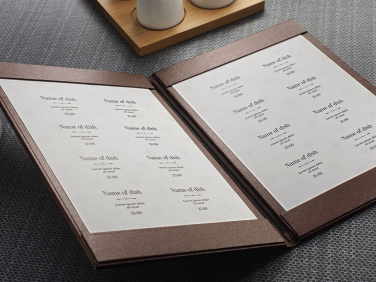 Logo trade advertising products picture of: Menu cover 1719280