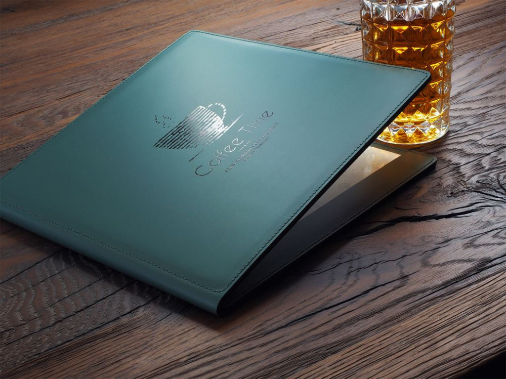 Logo trade corporate gifts picture of: Menu cover Fine Dining 1060094