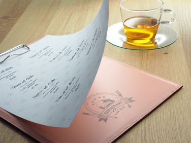 Logo trade promotional merchandise photo of: Clipboard menu 1027094