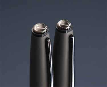 Logotrade promotional merchandise photo of: Obsidian stone Pen set 1290036