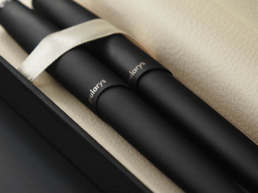 Logo trade promotional merchandise photo of: Moonstone Pen set 1287036