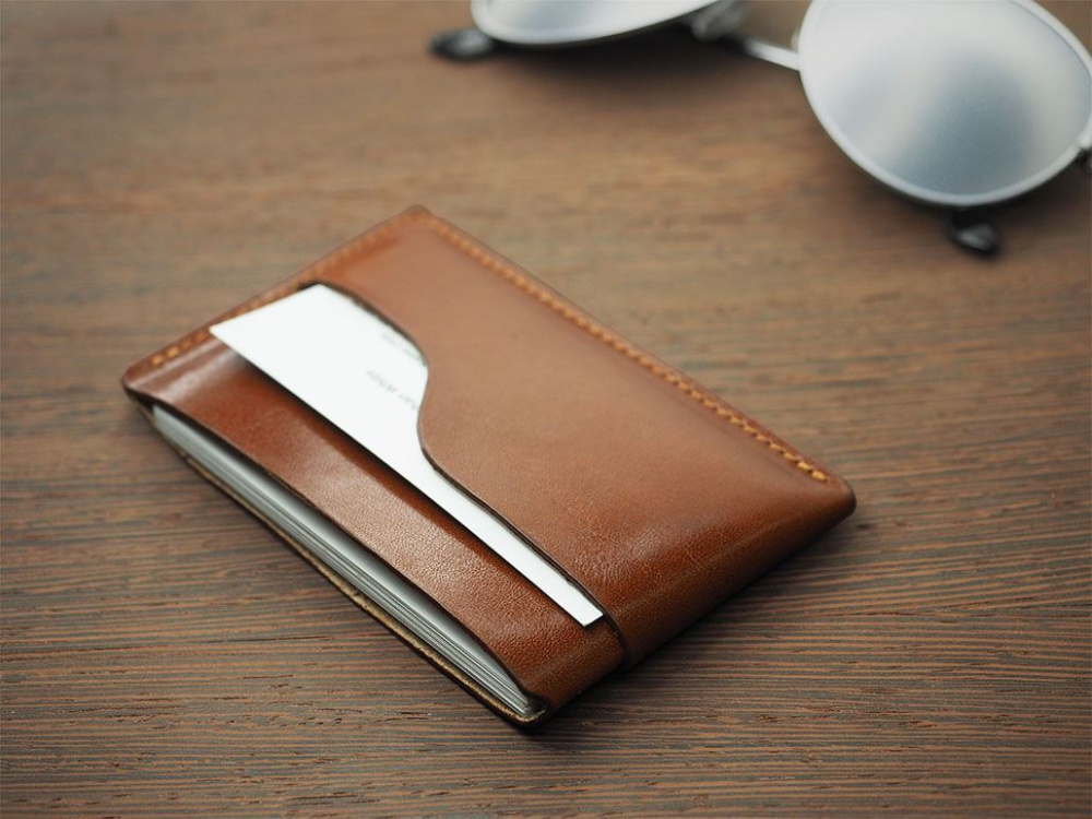 Logo trade advertising product photo of: Business card holder 869067