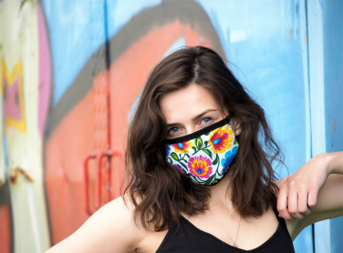 Logo trade promotional merchandise photo of: MARS cotton mask (size M) 1379165