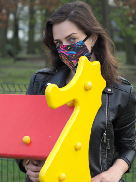 Logo trade advertising product photo of: VENUS PRO cotton face mask with a pocket an HEPA filter 1378165