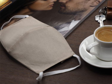 Logotrade advertising product image of: VENUS PRO cotton face mask with a pocket an HEPA filter 1378165