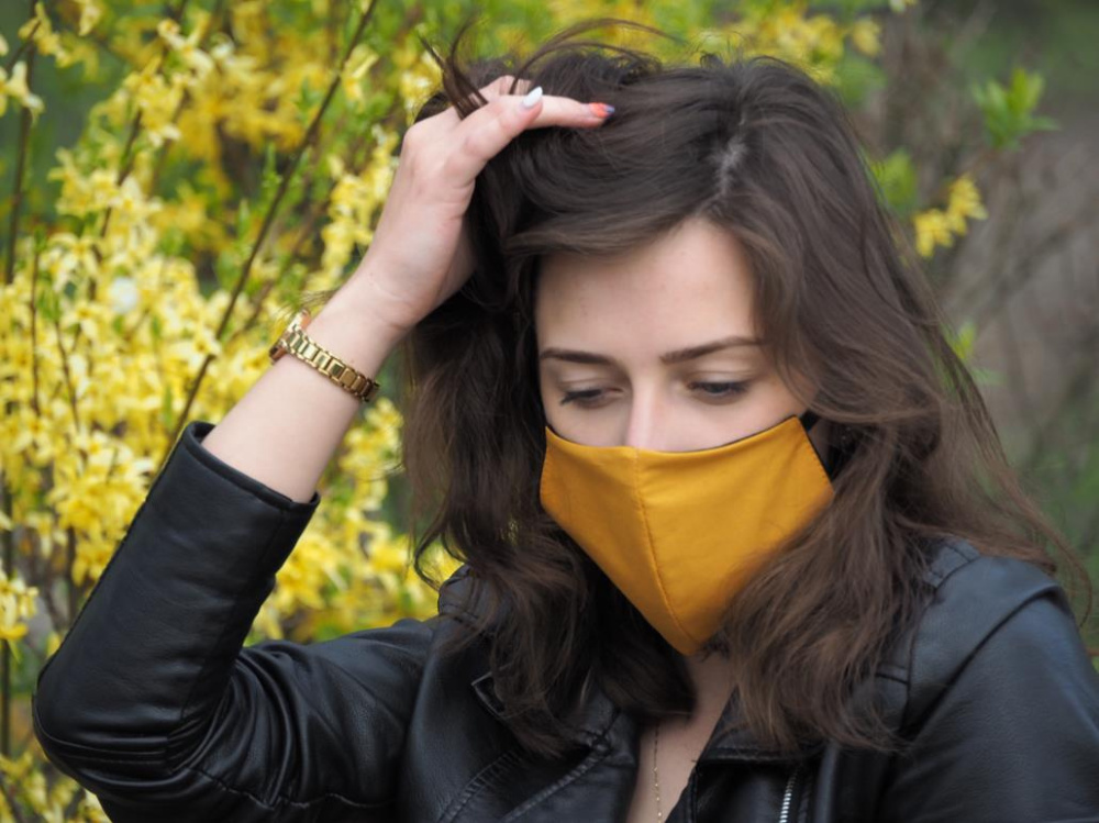 Logo trade promotional item photo of: VENUS cotton face mask 1377165