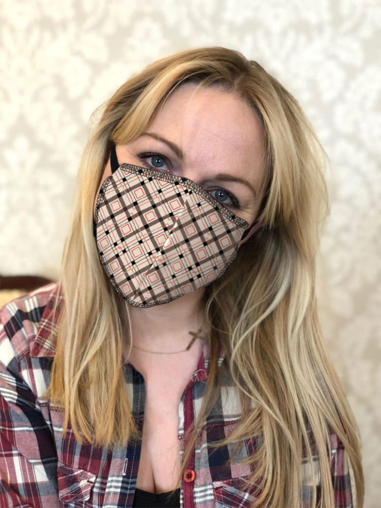 Logo trade promotional product photo of: ZEFIR cotton face mask 1400165