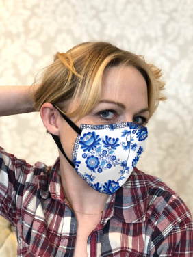 Logotrade promotional merchandise picture of: ZEFIR cotton face mask 1400165