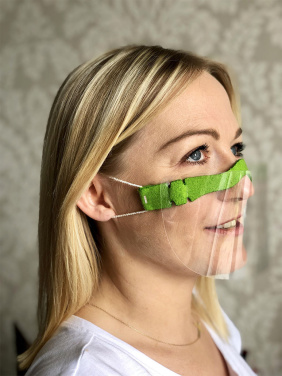Logo trade promotional products picture of: HESTIA clear face shield-mask for mouth and nose 1452162