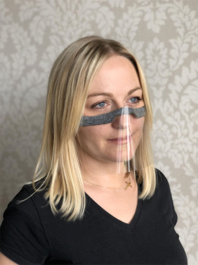 Logo trade promotional products picture of: KALIPSO clear face shield-mask for mouth and nose 1447162