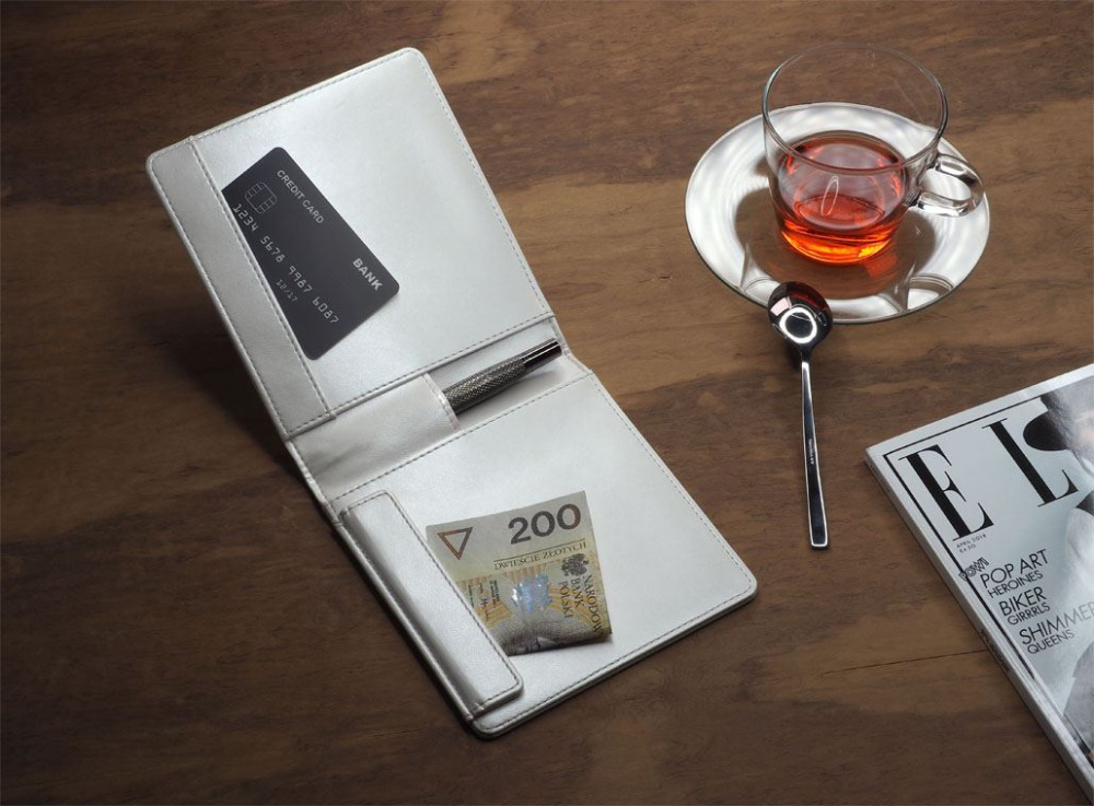 Logo trade promotional gifts image of: Bill holder 1095119