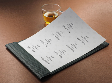 Logo trade promotional giveaways picture of: Menu cover 1241239