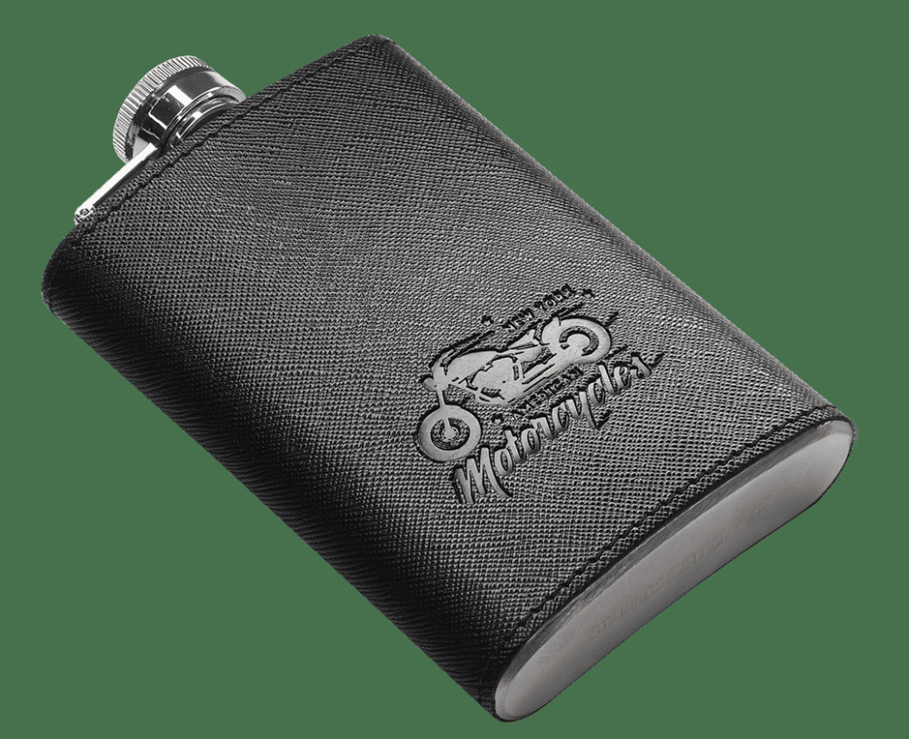 Logo trade business gift photo of: Hip flask 426113