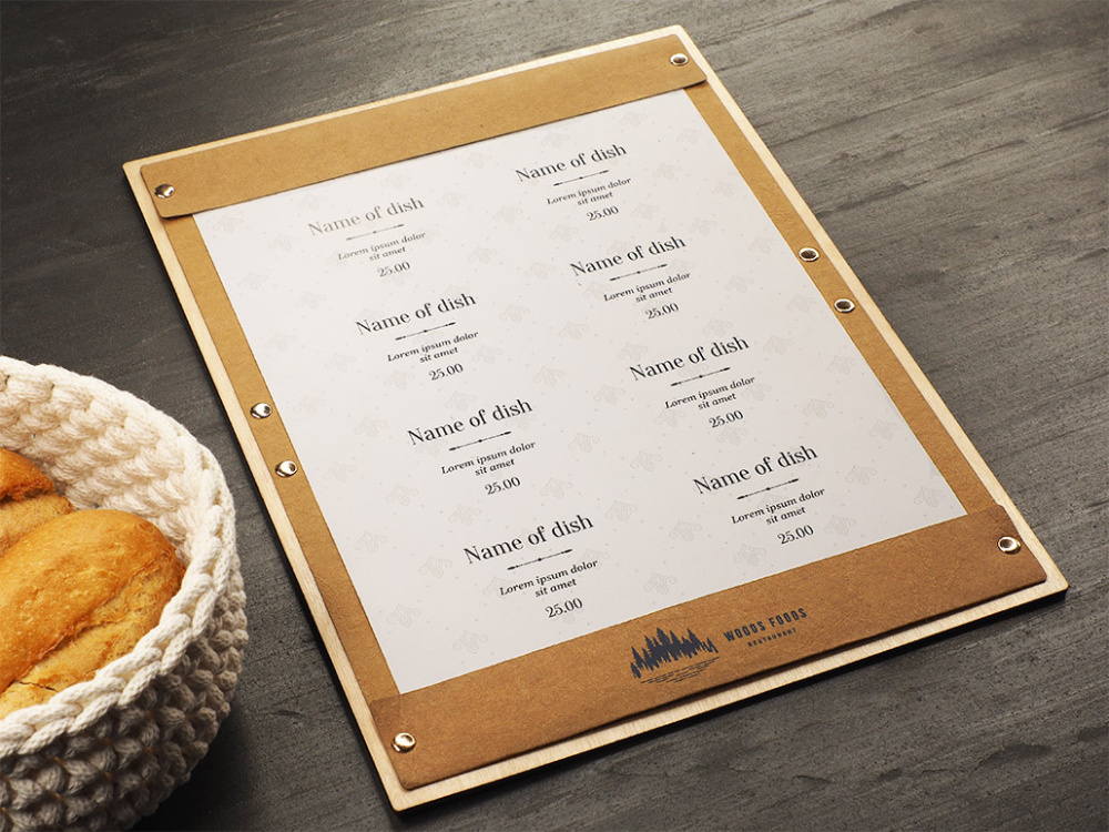 Logotrade promotional product picture of: Menu pad 1668121