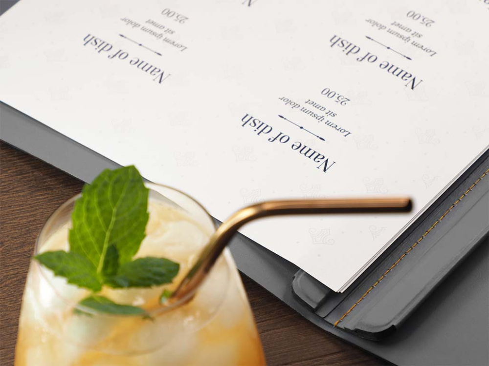 Logotrade business gift image of: Menu cover 1596094