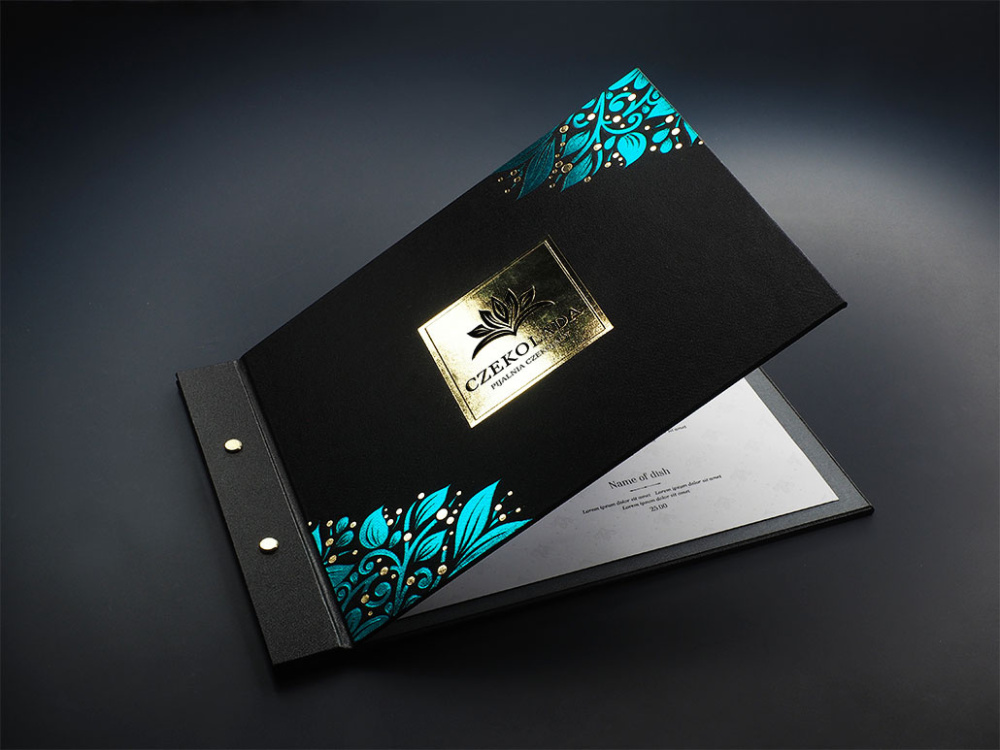 Logo trade promotional items image of: Menu cover 1681280