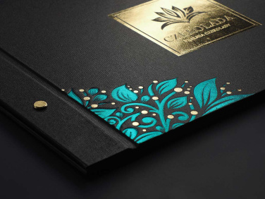 Logo trade business gifts image of: Menu cover 1681280