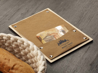 Logo trade promotional merchandise image of: Bill holder 1053121