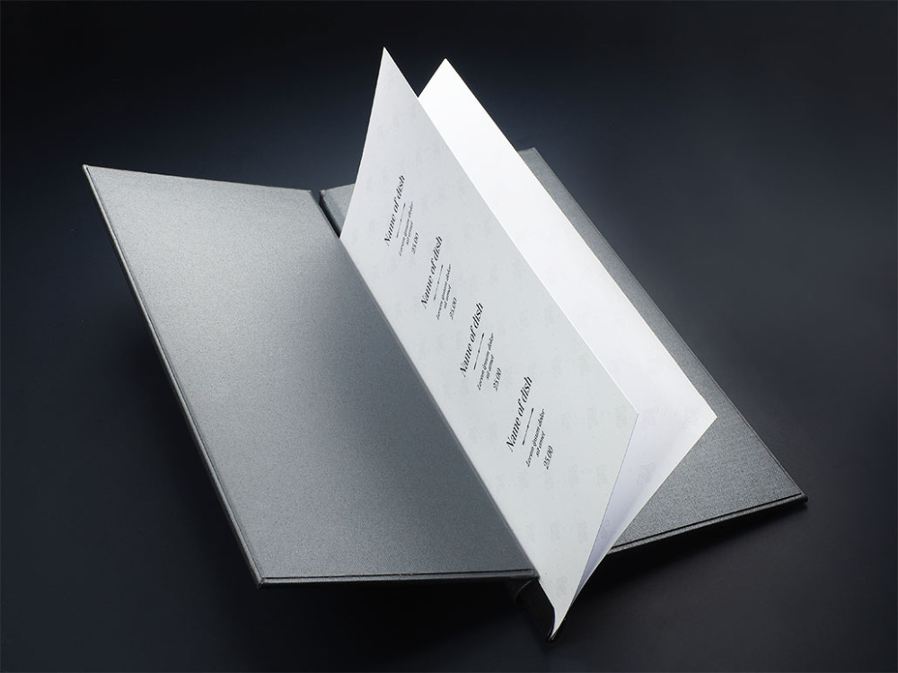 Logotrade promotional merchandise image of: Menu cover 1680280