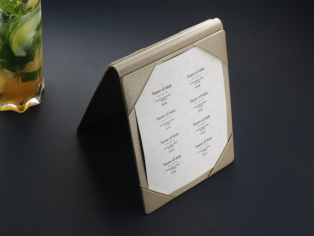 Logo trade promotional item photo of: Promo menu 1604280