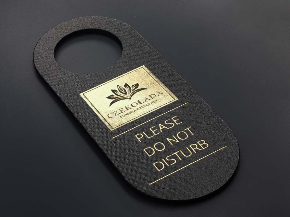 Logo trade corporate gifts picture of: DND door sign 1678280