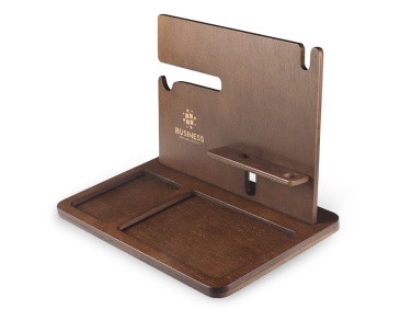 Logo trade promotional gifts picture of: Wooden organiser 2016121