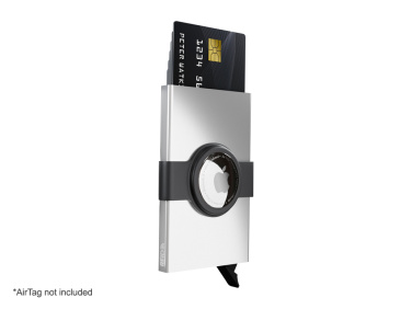 Logotrade promotional item image of: RFID credit card case with holder for AirTag 2163108