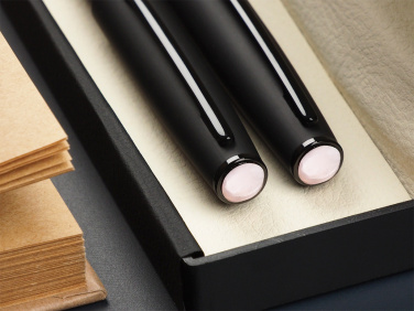 Logo trade advertising product photo of: Opal stone Pen set 1286036