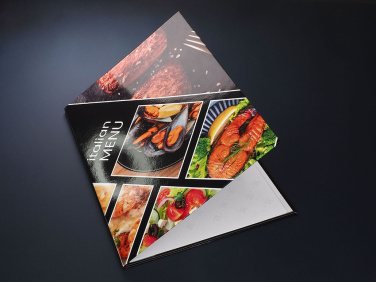 Logo trade promotional giveaways image of: Menu cover 1823117