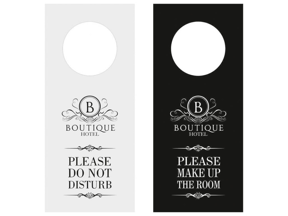 Logo trade promotional giveaways picture of: DND door sign 1007117