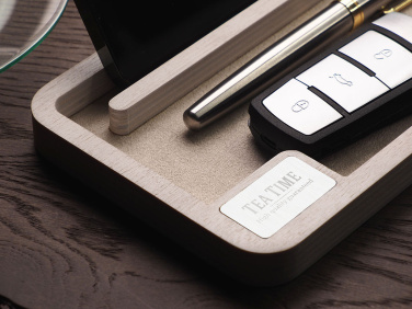 Logo trade promotional merchandise image of: Wooden desk organiser 1818121