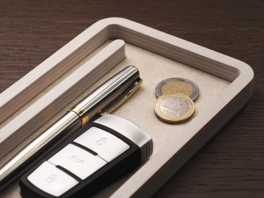 Logo trade promotional merchandise image of: Wooden desk organiser 1818121