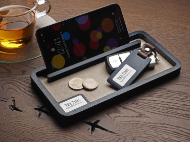 Logotrade promotional gift image of: Wooden desk organiser 1818121