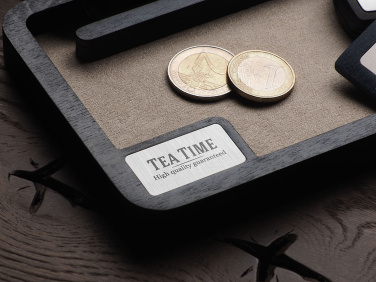 Logo trade promotional gifts picture of: Wooden desk organiser 1818121