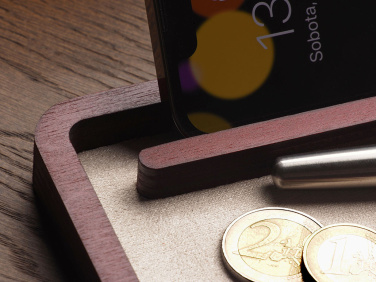 Logo trade promotional merchandise picture of: Wooden desk organiser 1818121