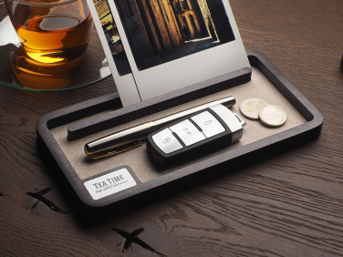 Logo trade promotional giveaway photo of: Wooden desk organiser 1818121