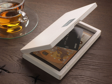 Logotrade business gift image of: Wooden bill box 1816121