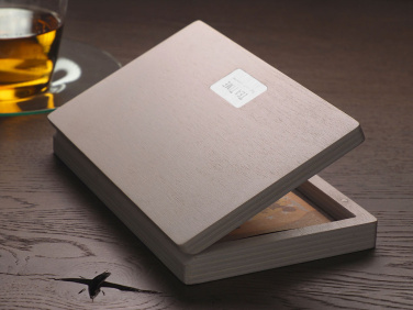 Logo trade promotional merchandise image of: Wooden bill box 1816121