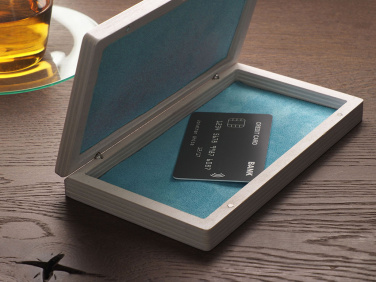 Logo trade corporate gifts image of: Wooden bill box 1816121