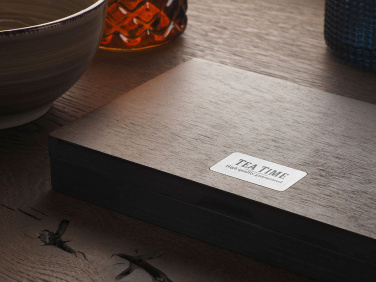 Logo trade promotional giveaways picture of: Wooden bill box 1816121