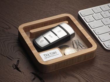 Logo trade promotional products image of: Wooden desk organiser 1846292