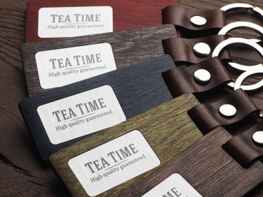 Logotrade business gift image of: Wooden keyring 1853121