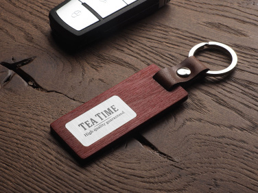 Logotrade promotional giveaways photo of: Wooden keyring 1853121