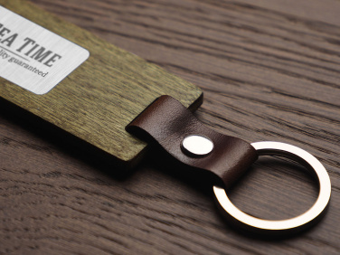 Logotrade advertising products photo of: Wooden keyring 1853121